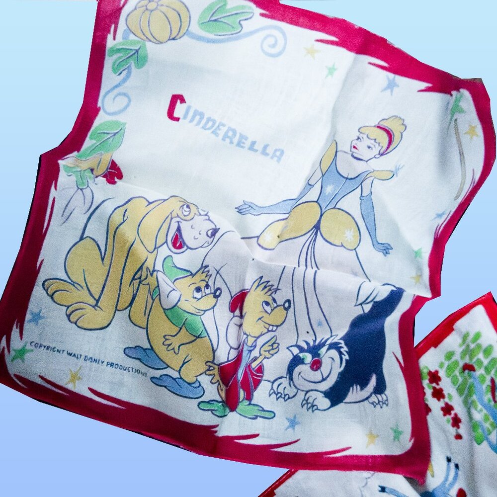 1950s children's handkerchiefs